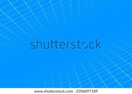 geometric grid outline pattern perspective background design vector