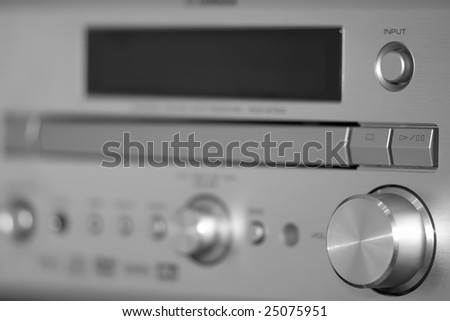 Steel silver receiver with knobs