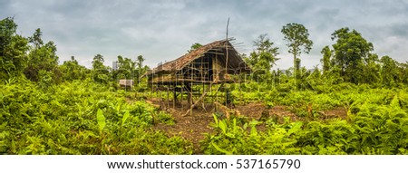 Similar – Image, Stock Photo Hut in the jungle near Ninh Binh, Vietnam