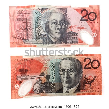 twenty  dollar australian banknotes