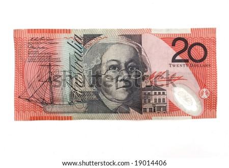 a twenty dollar australian banknote