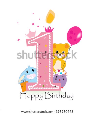 Find Free Happy First Birthday Images Stock Photos And Illustration