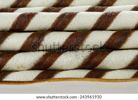 wafer stick chocolate texture