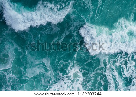 Similar – Image, Stock Photo Waves on the Atlantic coast, Galicia, Spain