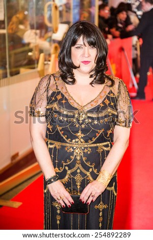 BERLIN, GERMANY - FEBRUARY 11: British author  E. L. James, \'Fifty Shades of Grey\' premiere. 65th Berlinale International Film Festival at Zoo Palast on February 11, 2015 in Berlin, Germany.