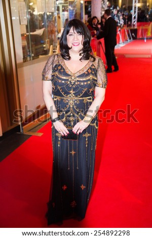 BERLIN, GERMANY - FEBRUARY 11: British author  E. L. James, \'Fifty Shades of Grey\' premiere. 65th Berlinale International Film Festival at Zoo Palast on February 11, 2015 in Berlin, Germany.