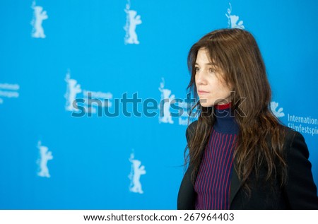 BERLIN, GERMANY - FEBRUARY 10: Charlotte Gainsbourg attend the \'Every Thing Will Be Fine\' photocall. 65th Berlinale International Film Festival at Grand Hyatt Hotel on February 10, 2015