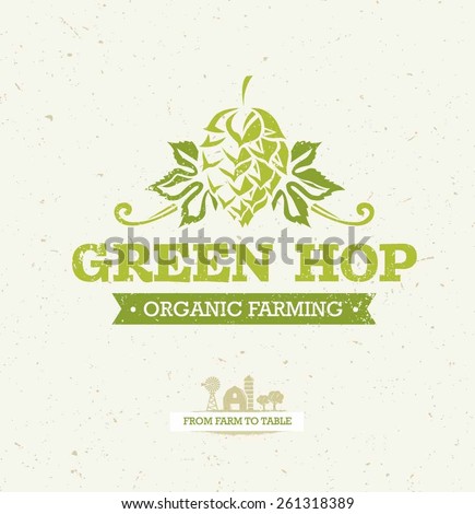 Similar – Image, Stock Photo fresh bio hop Bio Field