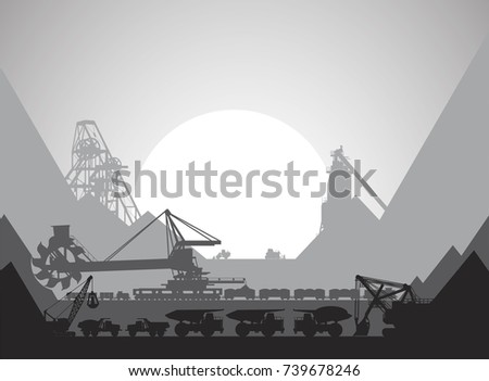 Mining in which ore is mined