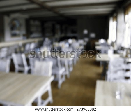 Blurred background :  restaurant blur background with bokeh