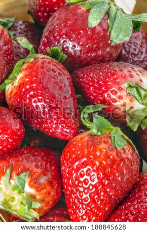 Strawberries background From series backgrounds and textures