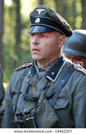 German Officer. Ww2 Reenacting Stock Photo 14462557 : Shutterstock