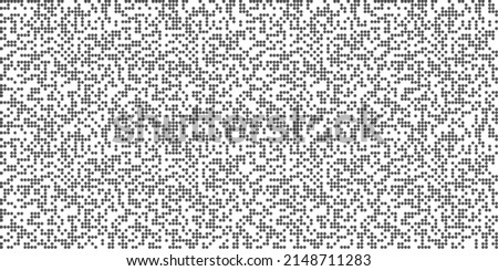 Pattern of QR code, polka dots. Seamless vector illustration
