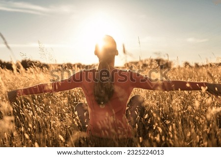 Similar – Image, Stock Photo Faith and hope