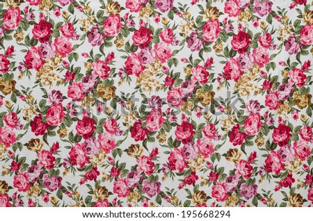 Natural red roses background,Rose Fabric background, Fragment of colorful retro tapestry text, Fragment of colorful retro tapestry textile pattern with floral ornament useful as background