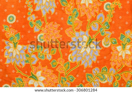Fragment of colorful retro tapestry , Fragment of colorful retro tapestry textile pattern with floral ornament useful as background
