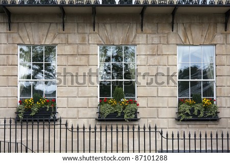 Image, Stock Photo Triptych from windows