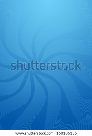 blue fan abstract background