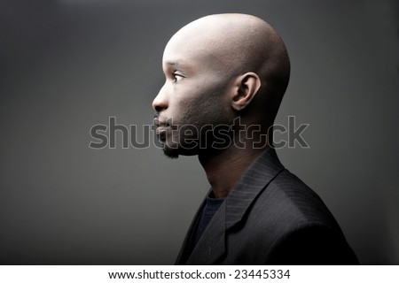 profile of a black man