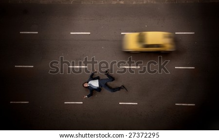 businessman died on the street after a suicide