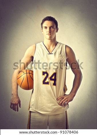 Young basketball player