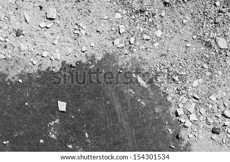 Black and white dirt background