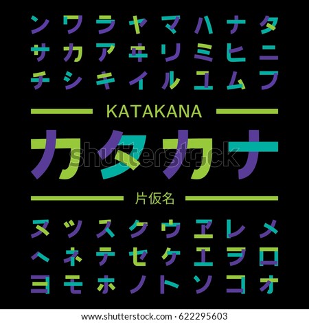 Katakana - Japanese alphabet