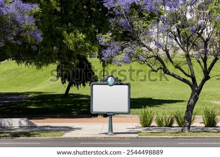 Similar – Image, Stock Photo Advertising signage on old crumbling wall