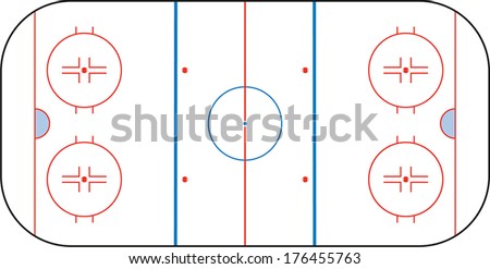 Hockey Rink Drawing | Free download on ClipArtMag