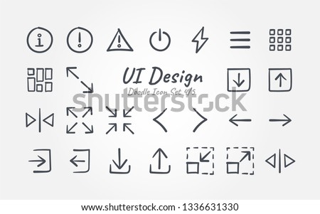UI Design Doodle icon set 4