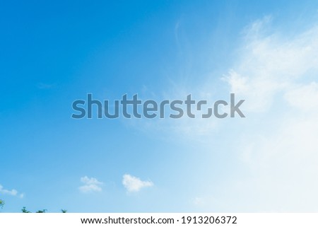 Blue sky with cloud at Phuket Thailand