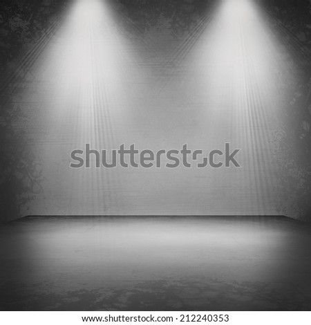 concert spot lighting over dark background. Christmas