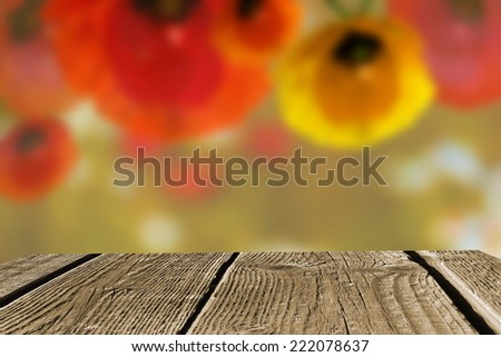 wood textured backgrounds in a room interior on the  field backgrounds poppies flowers