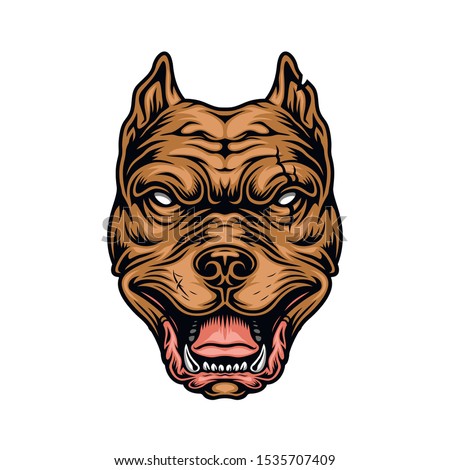 pitbull dog coloring pages at