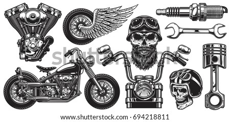 Motorcycle Clipart Black And White | Free download on ClipArtMag