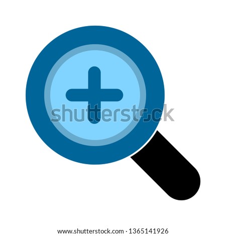 search icon - zoom symbol, magnifying glass symbol - find icon