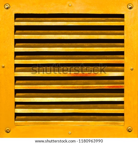 Similar – Image, Stock Photo Ventilation hatch on grey corrugated metal wall