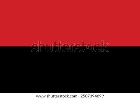 Oun R 1941 Flag, Closeup View, 3D Rendering