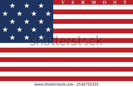 The of a Flag of Vermont (1804 1837)