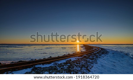 Similar – Image, Stock Photo to nordstrandischmoor rail