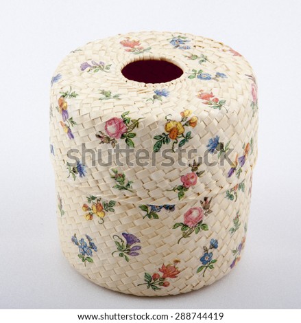 Floral Tissue Box