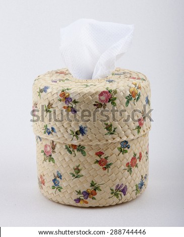 Floral Tissue Box