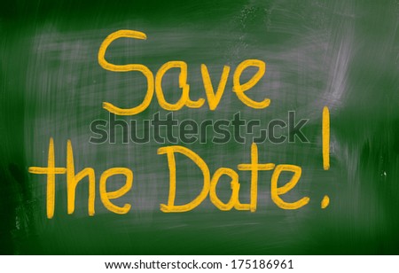 Save The Date Concept