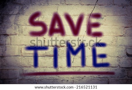 Save Time Concept