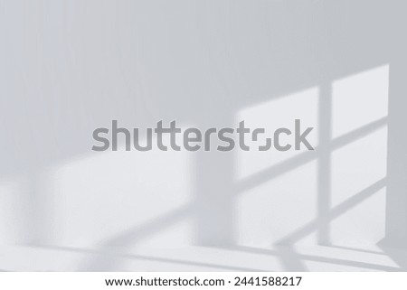 Blank White Room Interior with Natural Lighting.