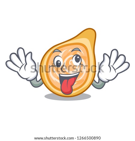 Crazy chicken coxinha in shape a cartoon