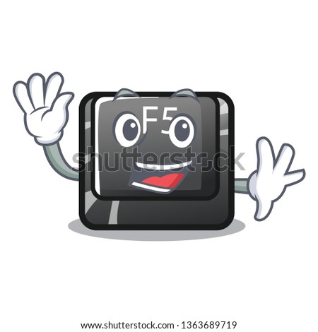 Waving f5 installed on the mascot computer