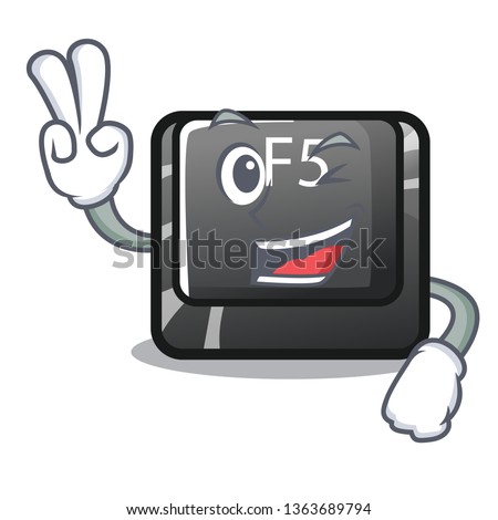 Two finger f5 installed on the mascot computer