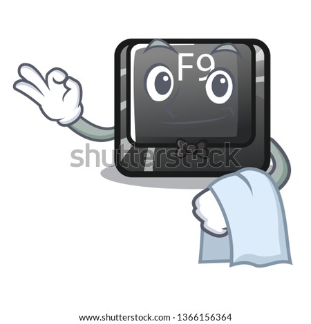 Waiter button f9 in the character shape