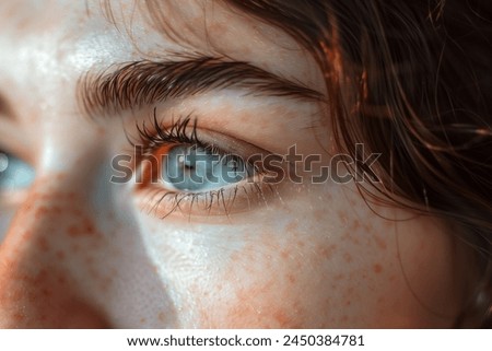 Similar – Image, Stock Photo Close up of young woman checking the smartwatch, outdoors.